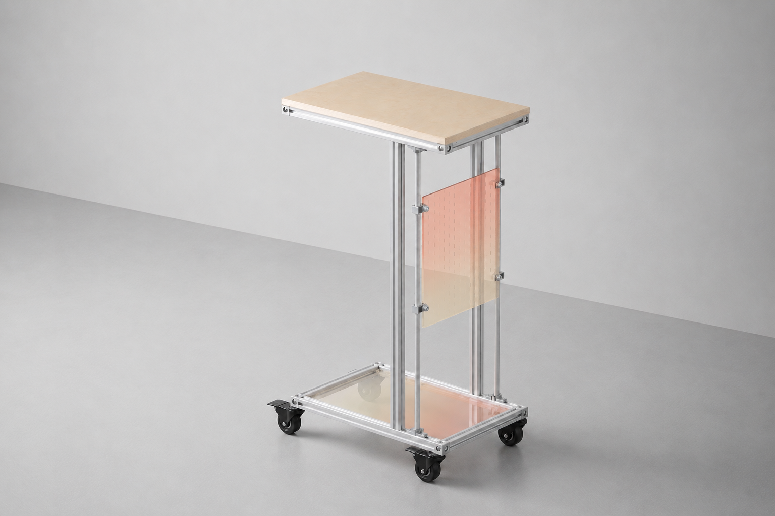 Alumo C-Shape Side Table